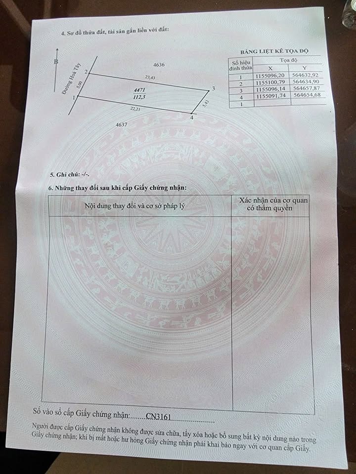 Đất nền lộ Hòa Tây, Huyện Cao Lãnh 82.9m² - Cơ hội đầu tư tuyệt vời!