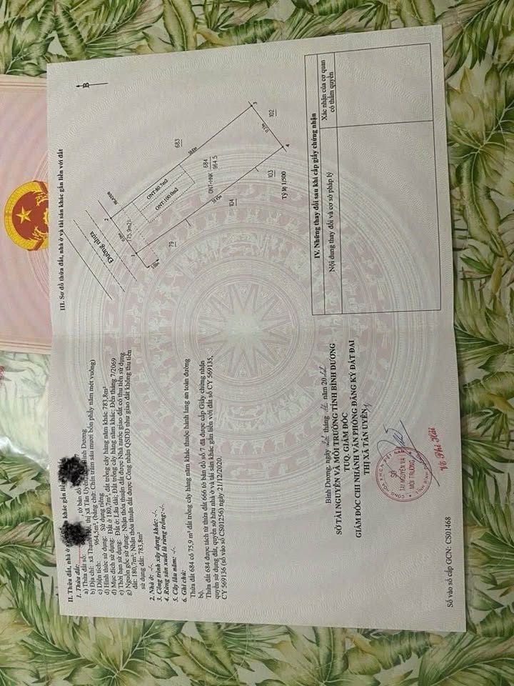 Đất thổ cư 964m² tại Thạnh Hội, Tân Uyên giá chỉ 8.5 tỷ - Cơ hội đầu tư tuyệt vời!