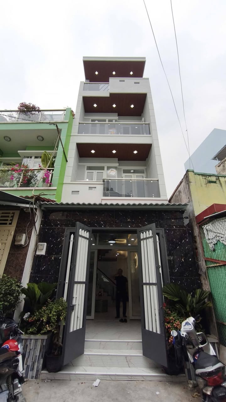 Nhà 4 tầng Cư Xá Phú Lâm A, Quận 6 - 56m² giá 7.48 tỷ - Full nội thất vào ở ngay!