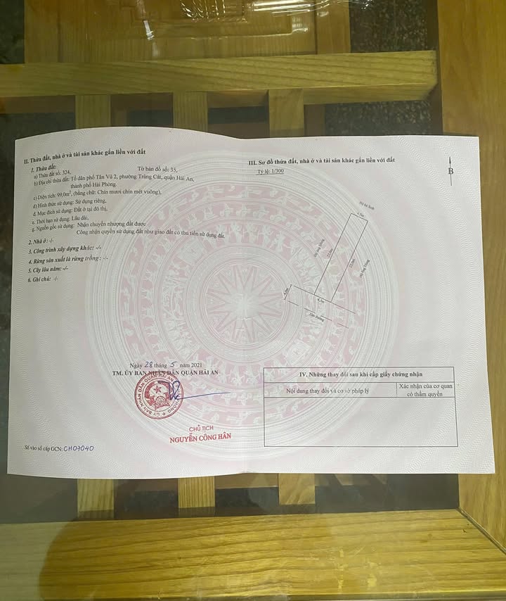 Đất nền Tân Vũ 2 Tràng Cát 99m² giá 2.82 tỷ - Sổ đỏ chính chủ, vị trí đẹp!