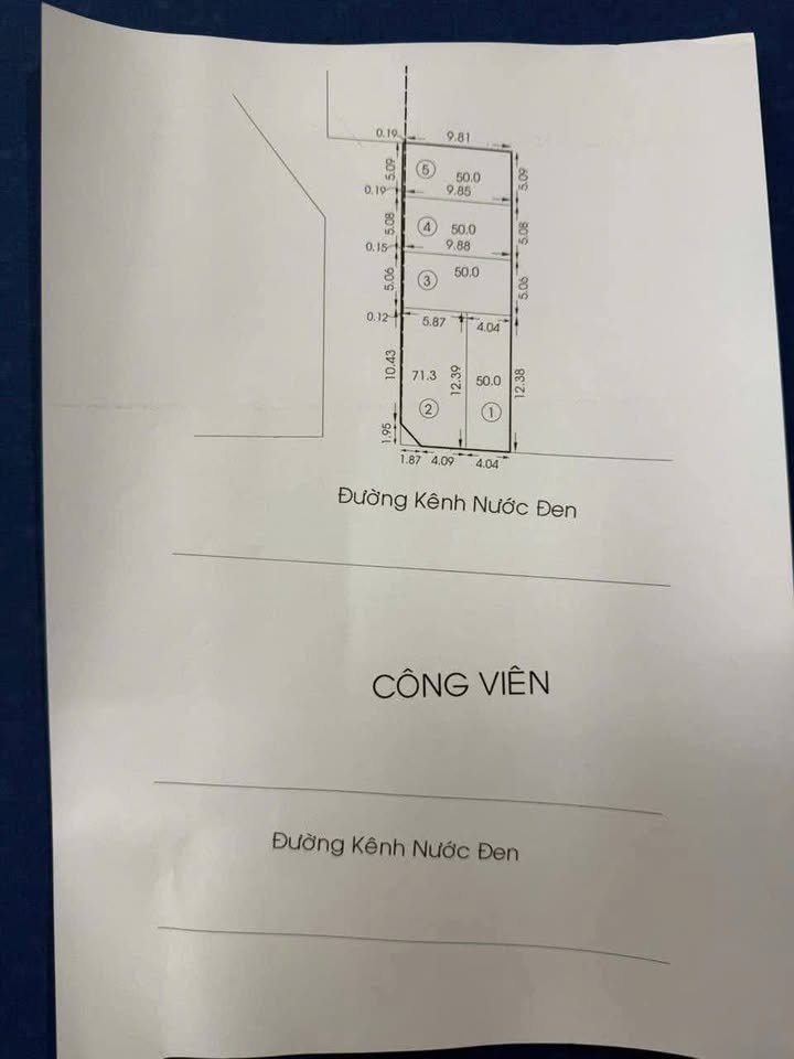 Bán đất mặt tiền Kênh Nước Đen, Quận Bình Tân - Giá từ 5.9 tỷ, Sổ hồng ngay!