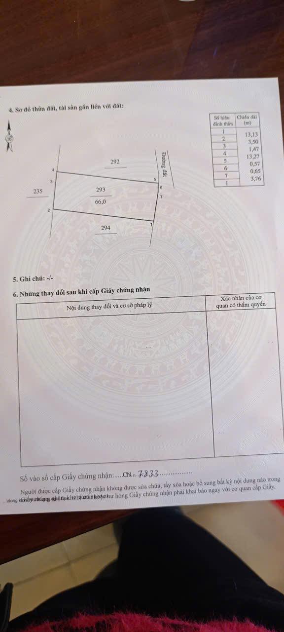 Bán lô đất Mỹ Sơn – Đường Kéo Tào 66m² giá chỉ 800 triệu - Đường rộng ô tô vào tận nơi!