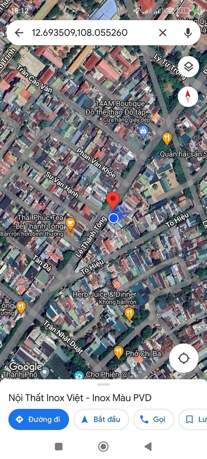 Cho thuê mặt bằng Lê Thánh Tông Buôn Ma Thuột 72m² giá 8 triệu - Phù hợp mọi loại hình kinh doanh!