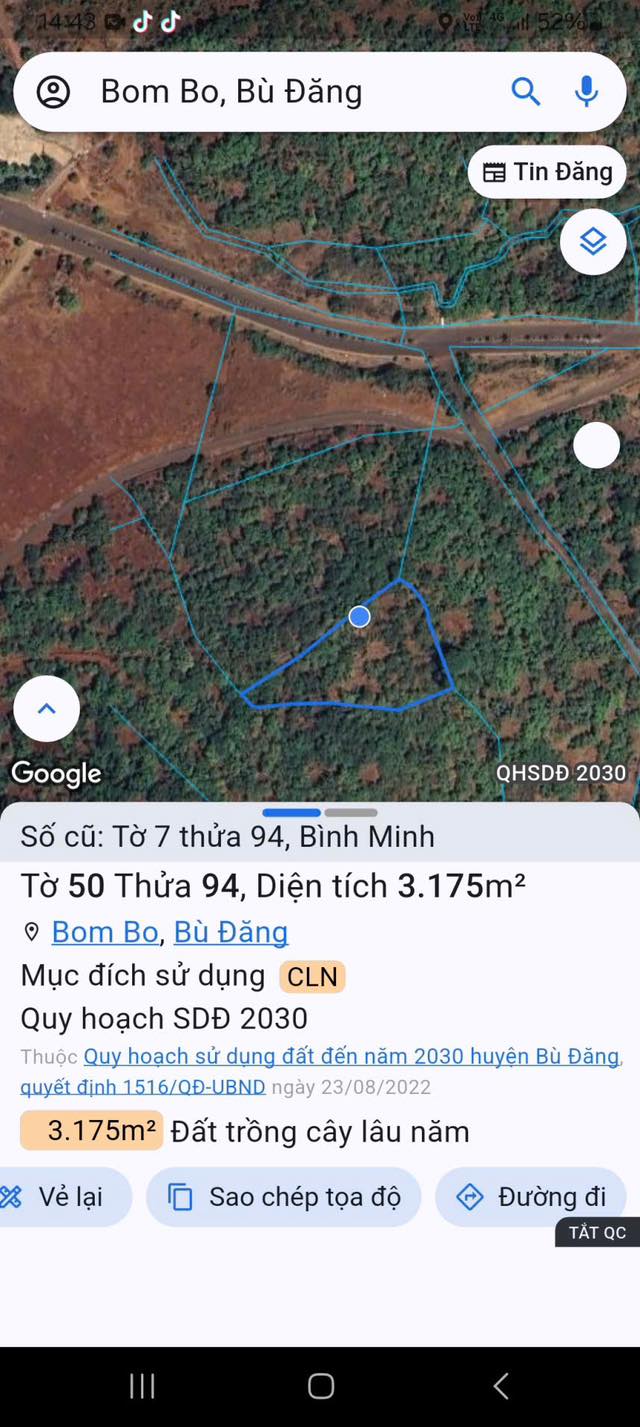 Đất nền khu bảo tồn Bom Bo 10.800m² giá 200 triệu - Cơ hội đầu tư tuyệt vời!