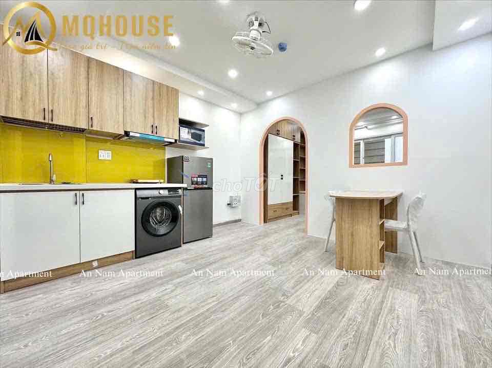 Căn hộ cho thuê Phường 1, Quận Tân Bình 40m² giá 8.4 triệu - Nội thất gỗ hiện đại, thoáng mát!