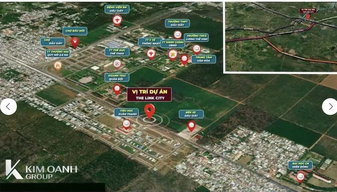 Đất mặt tiền QL1A Xã Dầu Giây 100m² giá 2.1 tỷ - Đón sóng sân bay Long Thành!