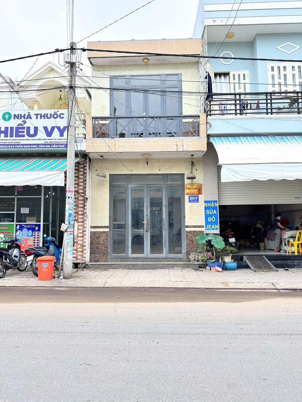 Cho thuê nhà mặt tiền đường Trần Nam Phú, Tân An, Cần Thơ 72m² - Phù hợp kinh doanh dịch vụ sinh viên!