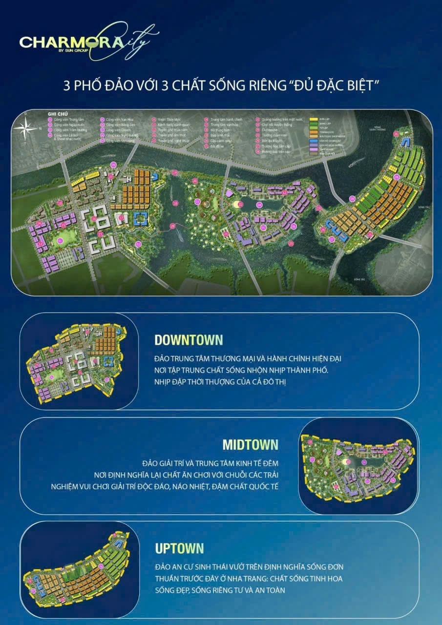 Nhà phố góc 3 tầng Charmora City Nha Trang 197,7m² giá 33,57 tỷ - Đầu tư sinh lời ngay!