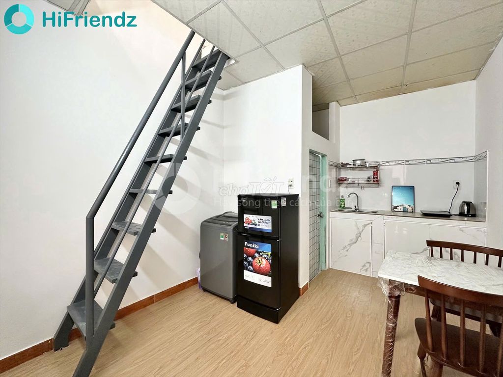 Phòng cho thuê 1 trệt 1 lầu tại Huỳnh Tấn Phát, 42m² - Full nội thất, sát Phú Mỹ Hưng!