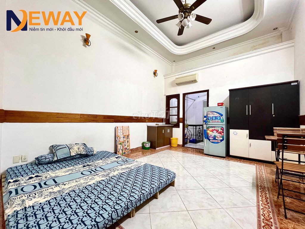Cho thuê phòng studio Đồng Đen 35m² giá 3.5 triệu - Full nội thất, máy giặt riêng!