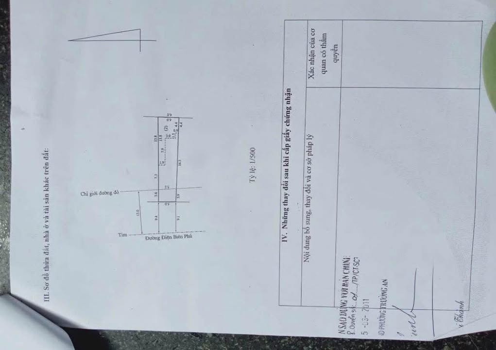 Bán Mặt Tiền Điện Biên Phủ, Trường An, Huế 135m² - Vị trí đắc địa kinh doanh!