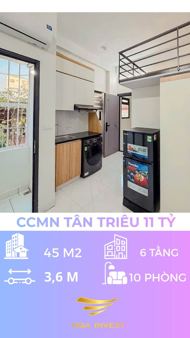 CCMN Triều Khúc, Quận Thanh Xuân, 6 Tầng, 10 Phòng Khép Kín - Doanh Thu 45 Triệu/Tháng!