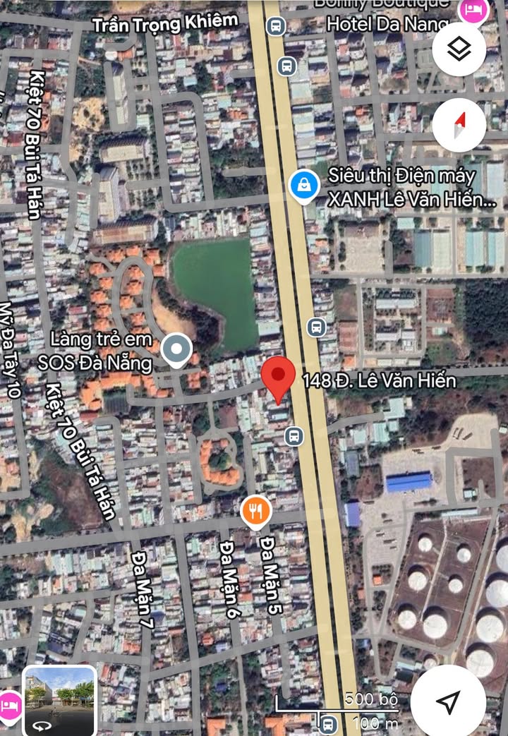 Đất nền đường Lê Văn Hiến, Quận Ngũ Hành Sơn - 123.8m² giá 11.7 tỷ - Vị trí kinh doanh đắc địa!