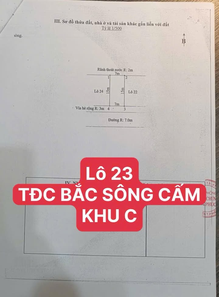 Đất nền Thủy Nguyên, Hải Phòng 105m² - Hướng Nam, giá đầu tư hấp dẫn!