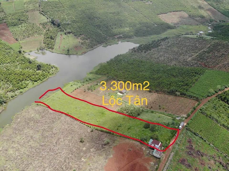 Đất mặt hồ Đảo Voi, Bảo Lộc 3300m² giá 5.2 tỷ - Tiềm năng nghỉ dưỡng cao!