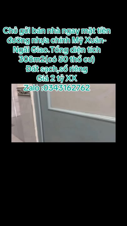 Đất nền Châu Đức 308m² giá 2 tỷ - Sổ đỏ chính chủ, vị trí đẹp