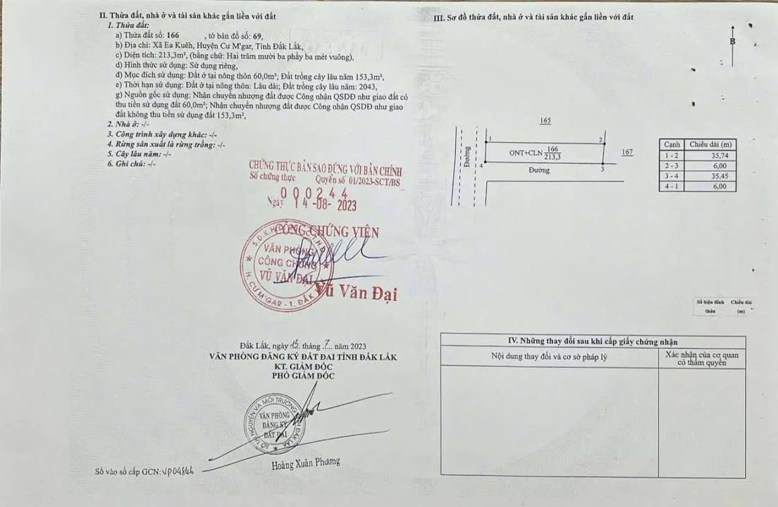 Đất nền mặt tiền đường nhựa xã Ea Kuêh 210m² giá 500 triệu - Đầu tư sinh lời ngay!