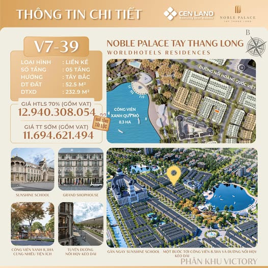 Căn hộ Noble Palace Tây Thăng Long 52m² - Siêu phẩm hiếm có, giá thỏa thuận!