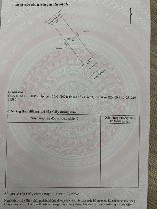 Đất nền mặt phố Ngô Hoán, 88m² giá 4.3 tỷ - Hướng Đông Nam, vị trí đắc địa!