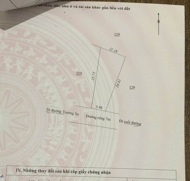 Đất thổ cư hẻm 100 Trường Sa, Diên Hồng 1080m² giá 550 triệu - Cơ hội đầu tư lý tưởng!