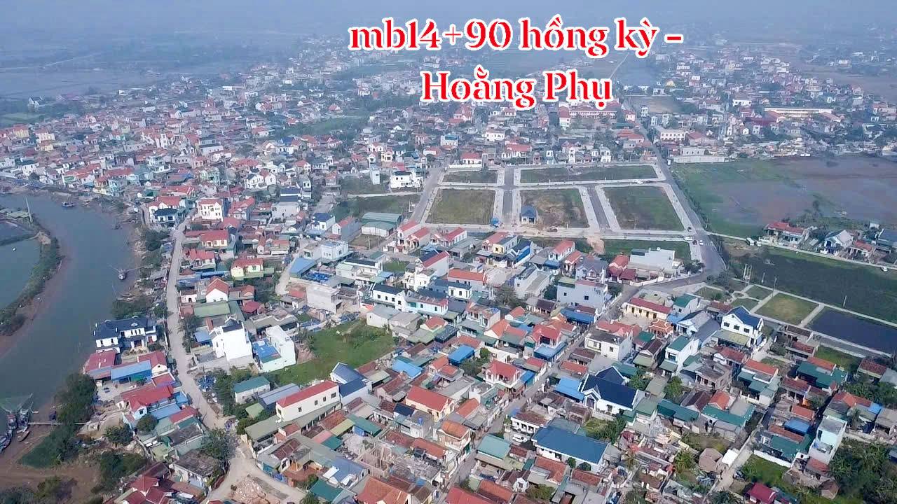 Đất nền lô góc 2 mặt tiền MB90 Hồng Kỳ, Hoằng Phụ 124m² giá 1.475 tỷ - Cơ hội đầu tư tuyệt vời!