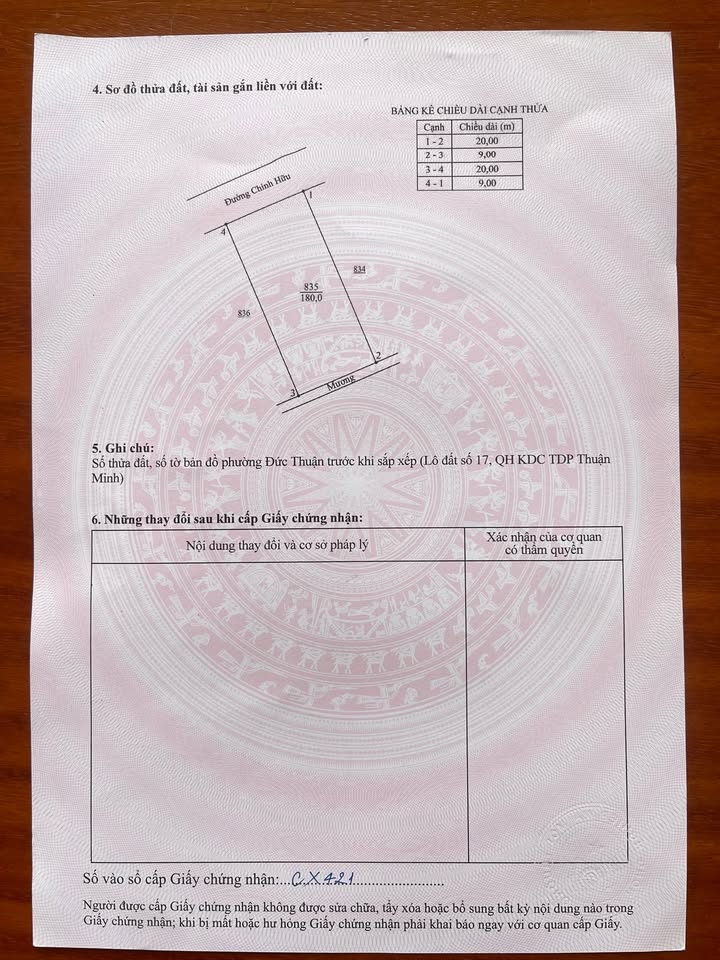 Đất nền chính chủ tại đường Chính Hữu, Phường Bắc Hồng, 180m² - Giá thương lượng hấp dẫn!