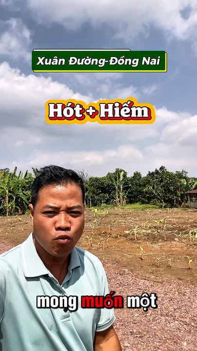 Đất nền Xuân Đường, Cẩm Mỹ 1300m² giá 850 triệu - Mặt tiền đường nhựa rộng 5m!