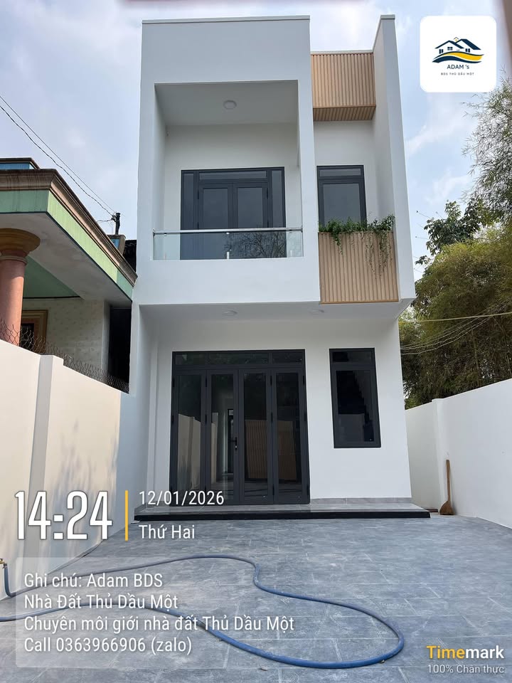 Nhà góc 1 trệt 1 lầu tại Hiệp An, Thủ Dầu Một 144.92m² - Thiết kế hiện đại và tiện nghi