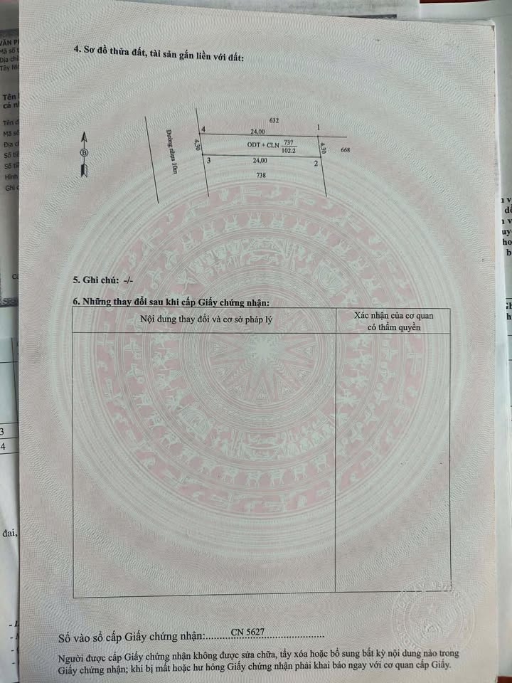 Đất thổ cư Hẻm số 2 An Dương Vương, Hòa Thành 80m² - Giá tốt, sẵn sàng giao dịch!