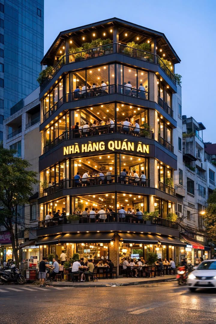 Sang nhượng quán ăn mặt tiền Phố Trần Bình, Nam Từ Liêm 105m² - Lô góc, kinh doanh đỉnh cao!