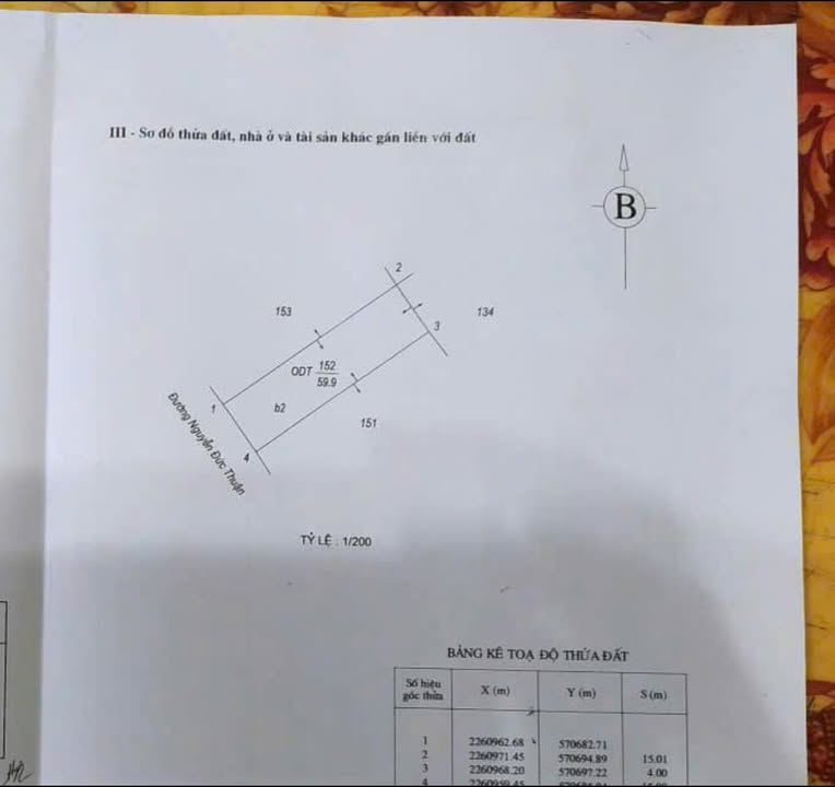 Nhà mặt đường Nguyễn Đức Thuận, 60m² giá chỉ 6.9 tỷ - Đầu tư sinh lời tuyệt vời!