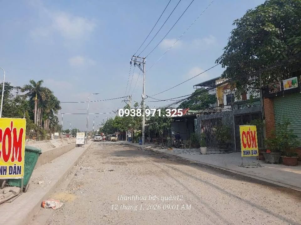 Đất mặt tiền đường TX35, Quận 12, 320m² giá 12.2 tỷ - Đầu tư sinh lời ngay!