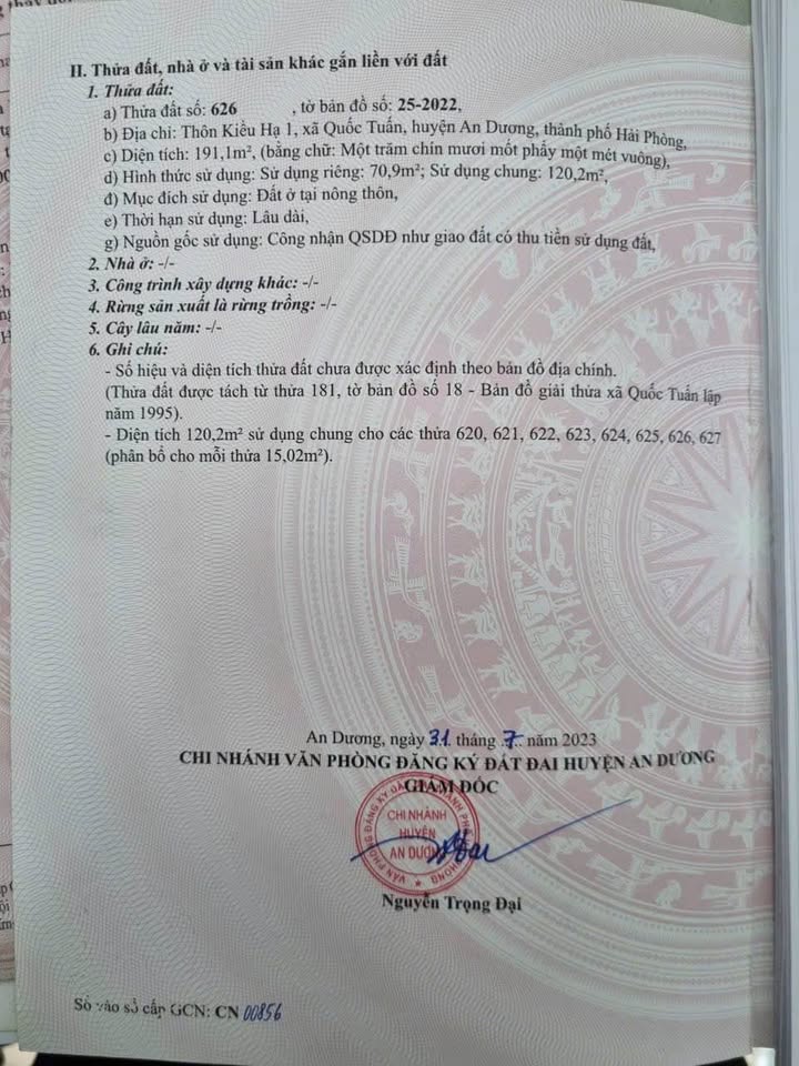 Đất nền Kiều Hạ, Quốc Tuấn 70.9m² giá 900 triệu - Gần trung tâm tiện ích!