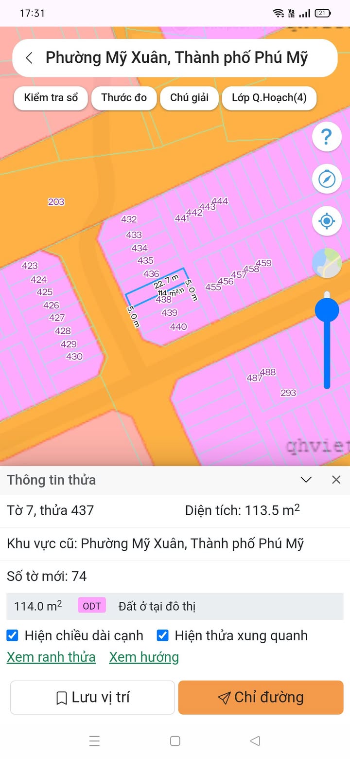 Đất thổ cư TDC 5.6ha Phước Lập, Mỹ Xuân giá 2.6 tỷ - Vị trí đẹp, phong thủy tốt!