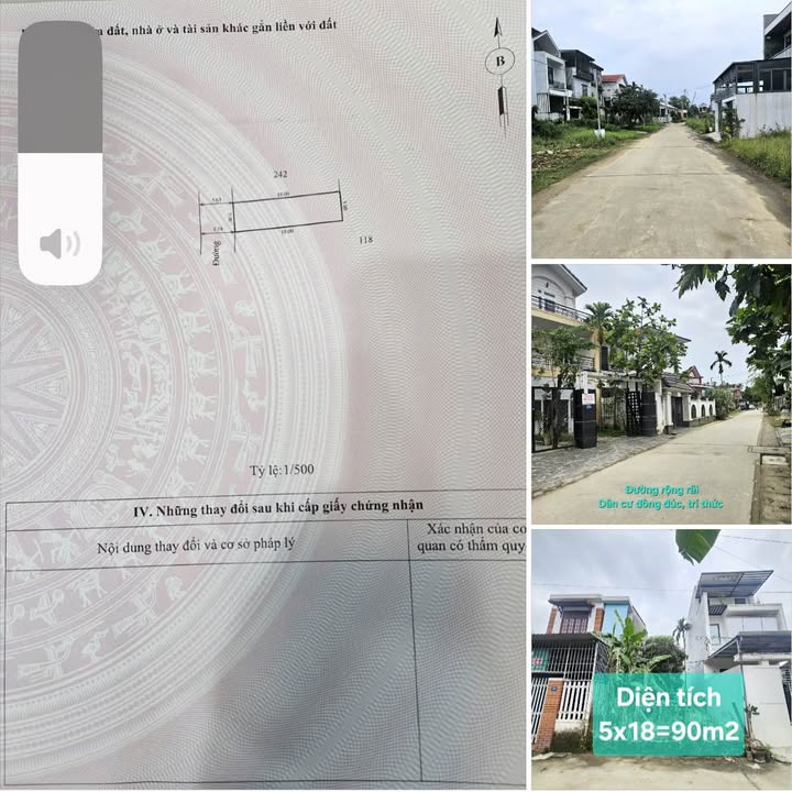 Đất mặt tiền Xóm 2 Ngọc Anh, Mỹ Thượng 90m² giá 2.2 tỷ - Đường ô tô rộng rãi!