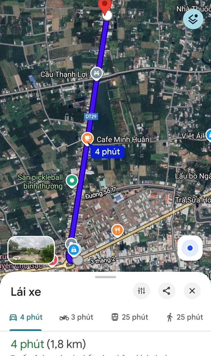 Đất mặt tiền đường tỉnh 879C, Chợ Gạo 540m² - Giá chỉ 3.8 tỷ!