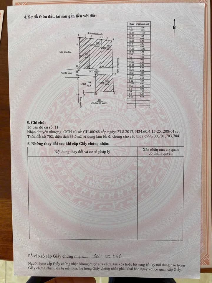 Đất nền khu phố Canh Nông 2, TP Hải Dương 46m² - Giá tốt, vị trí đắc địa!
