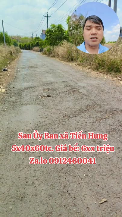 Đất nền Tiến Hưng, Đồng Phú 3000m² giá 600 triệu - Cơ hội đầu tư tuyệt vời!