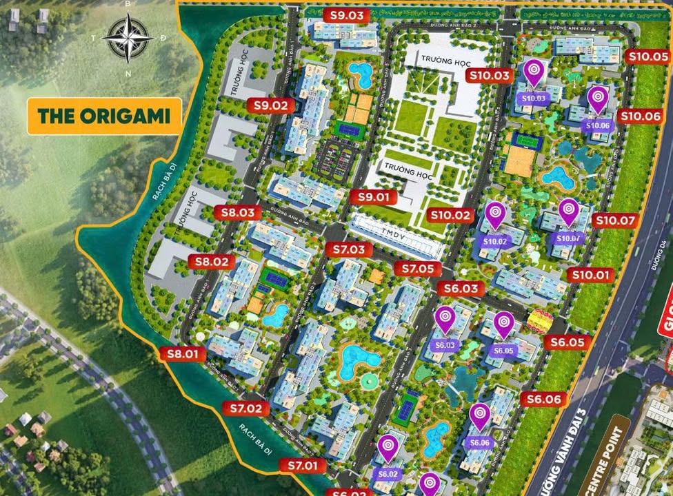 Căn hộ 2PN góc S6.2 Vinhomes Grand Park 70m² giá 3.878 tỷ - Nhận nhà ngay!