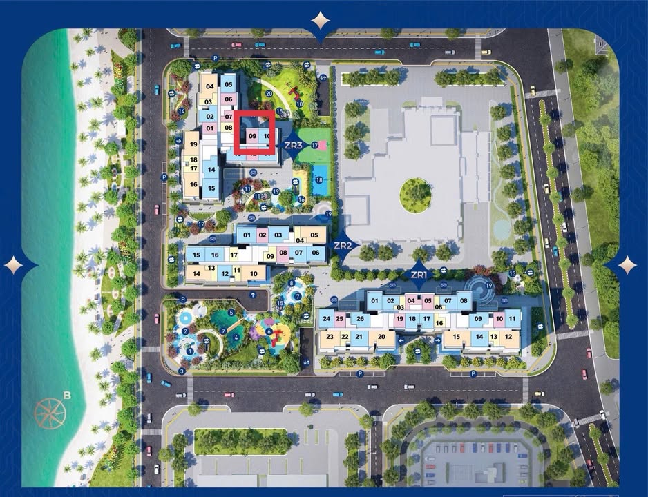 Căn hộ 1PN ZR3.1x09 quận Hoàng Mai 43m² giá chỉ 3.2 tỷ - Bán nhanh giá tốt!