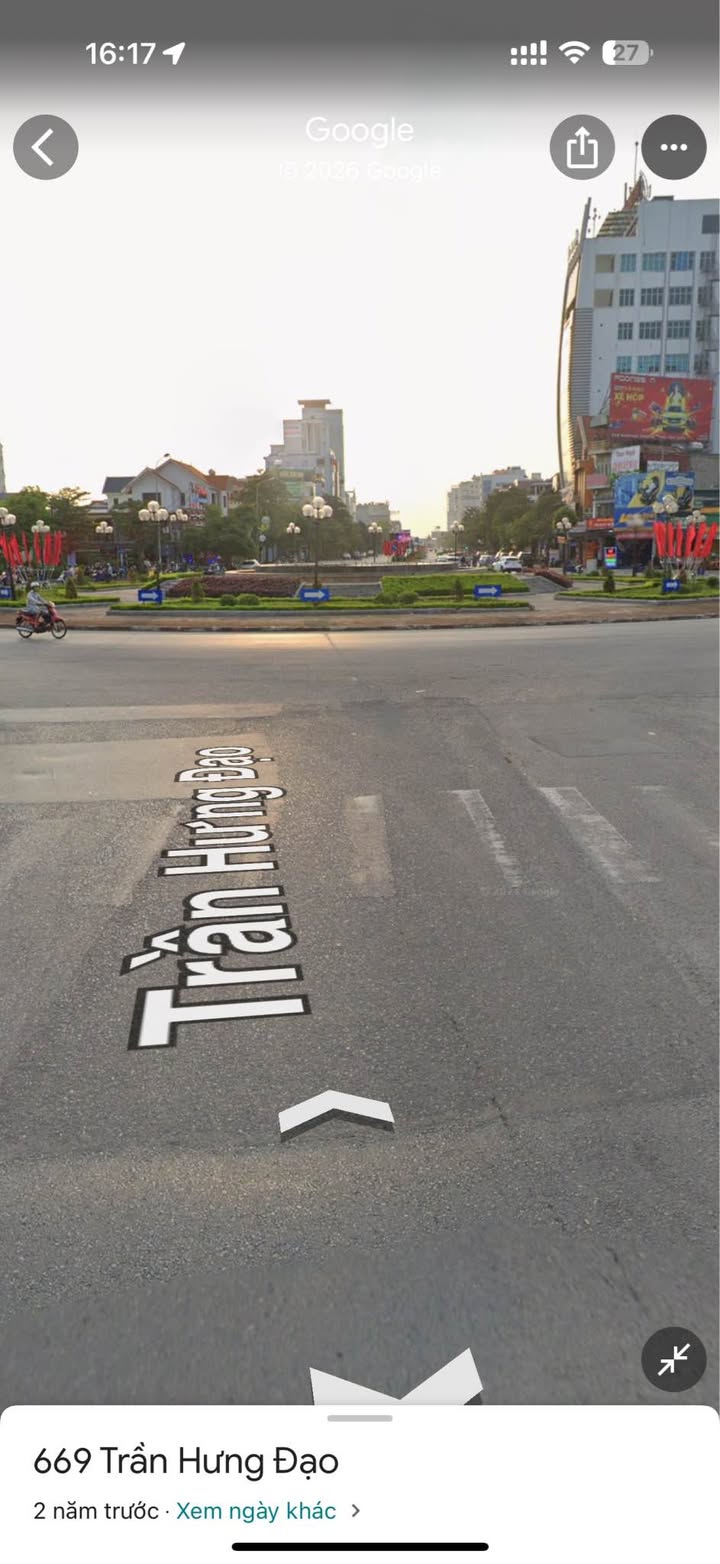 Bán đất tặng nhà 3 tầng mặt tiền Trần Hưng Đạo 91m² - Kinh doanh đắc địa!