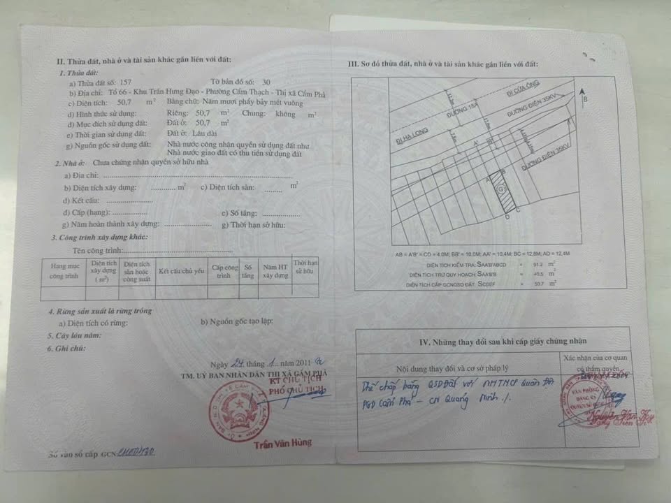 Đất mặt đường 18 Cẩm Thạch, Cẩm Phả 91m² giá hơn 2 tỷ - Vị trí đắc địa cho kinh doanh!