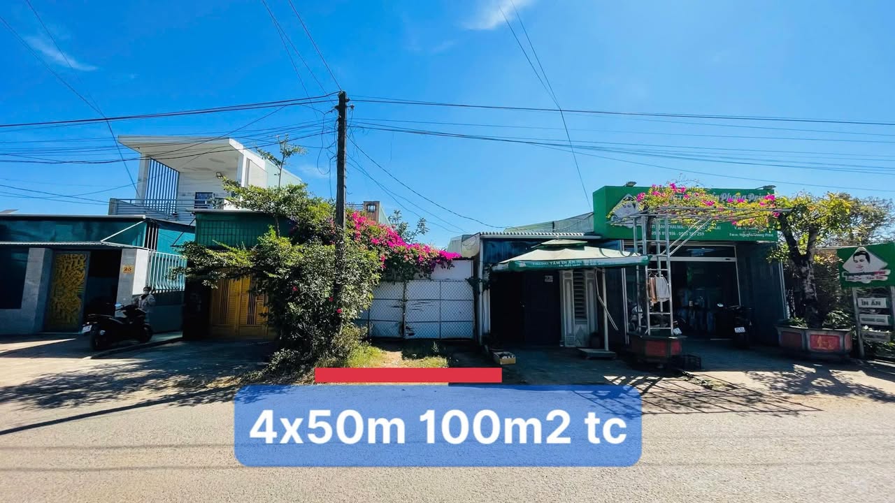 Đất thổ cư 200m² mặt tiền Đặng Thai Mai, An Phú, Gia Lai - Giá chỉ 400 triệu/mét ngang, thương lượng