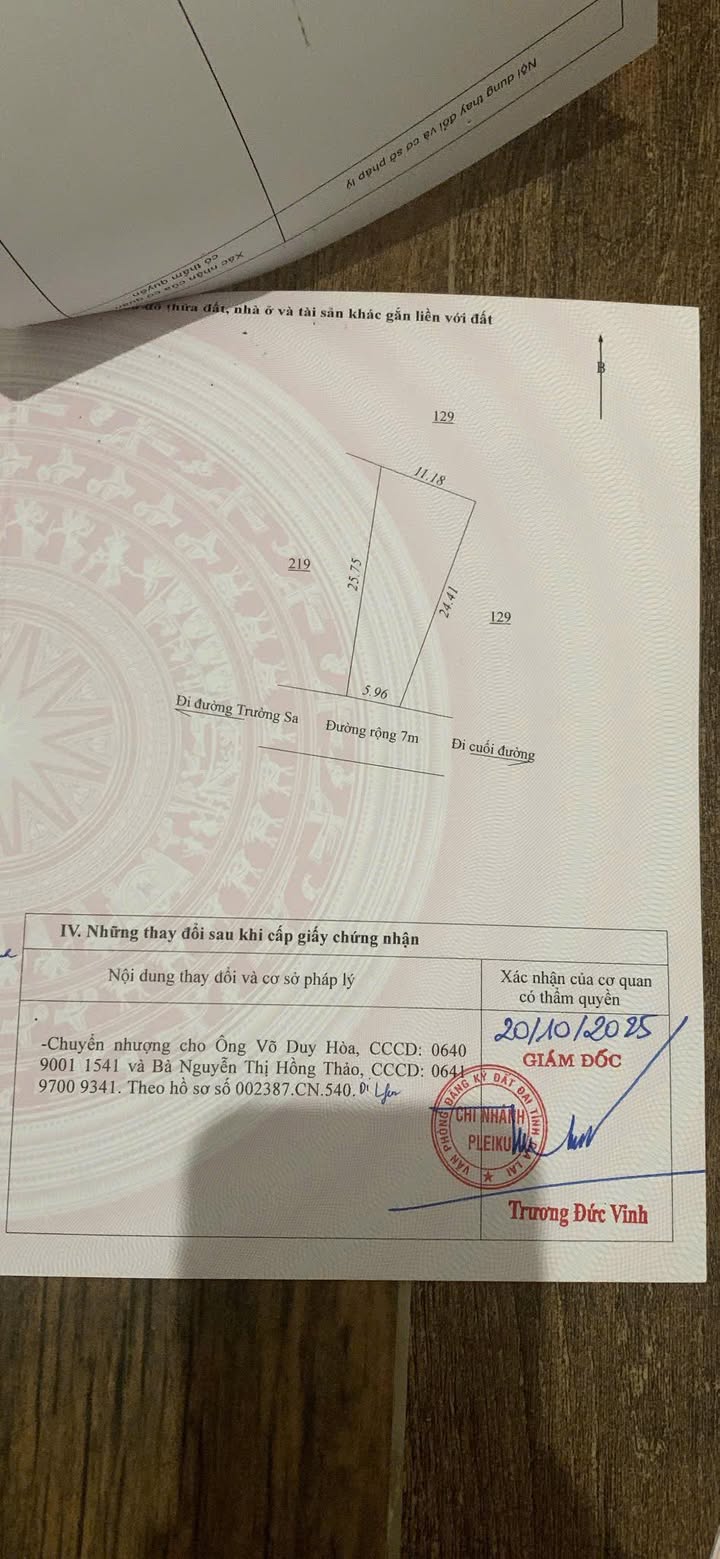 Đất Hẻm Trường Sa, Phường Diên Hồng, Gia Lai 215m² giá 400 triệu - Cơ hội đầu tư tuyệt vời!