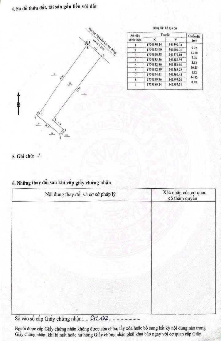 Đất mặt tiền Nguyễn Lương Bằng, Liên Chiểu, Đà Nẵng 451m² - Sổ đỏ chính chủ, giá tốt!
