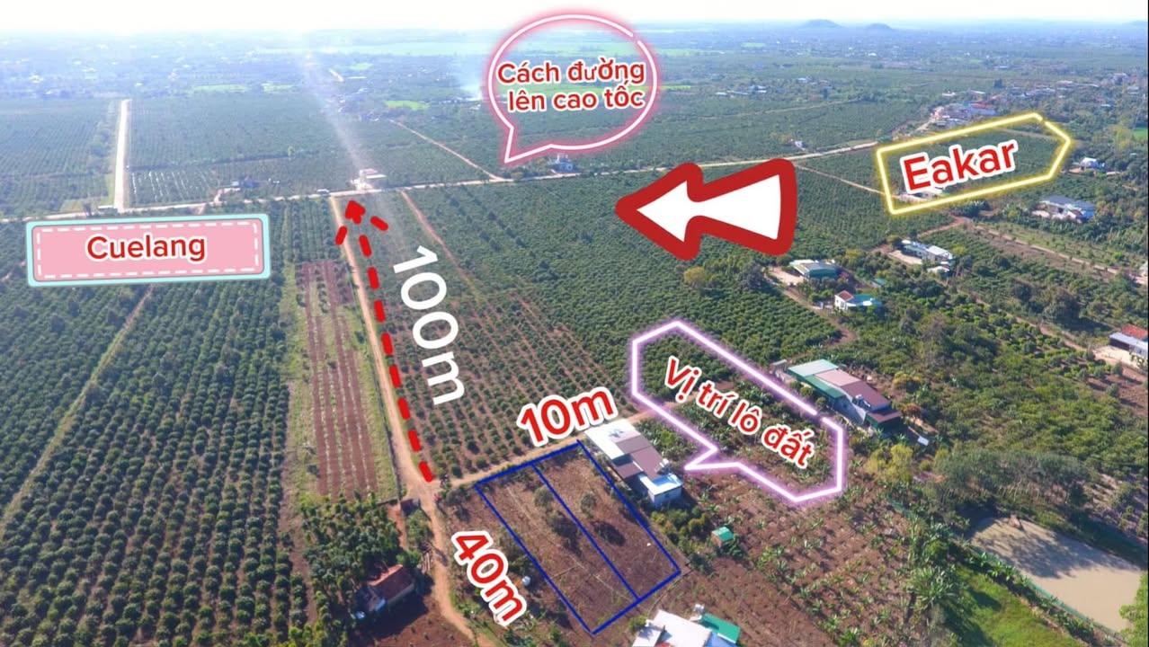 Đất nền Cư Ni, Ea Kar 600m² giá 5 tỷ - Gần cao tốc chỉ 100m!