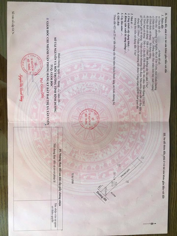 Bán nhà 10 phòng trọ cho thuê gần chợ Hội Nghĩa - Tân Uyên, 207m² chỉ 4 tỷ VND