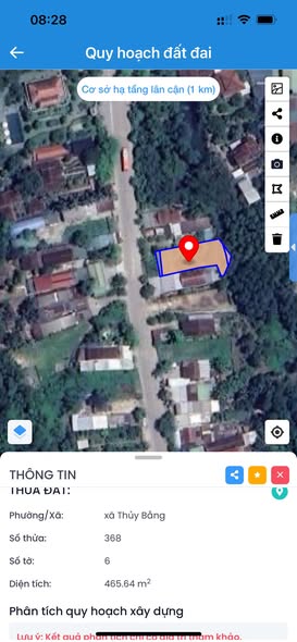 Bán đất mặt tiền đường Đại Nam, Thủy Bằng, 466m² - Tiềm năng kinh doanh lớn!