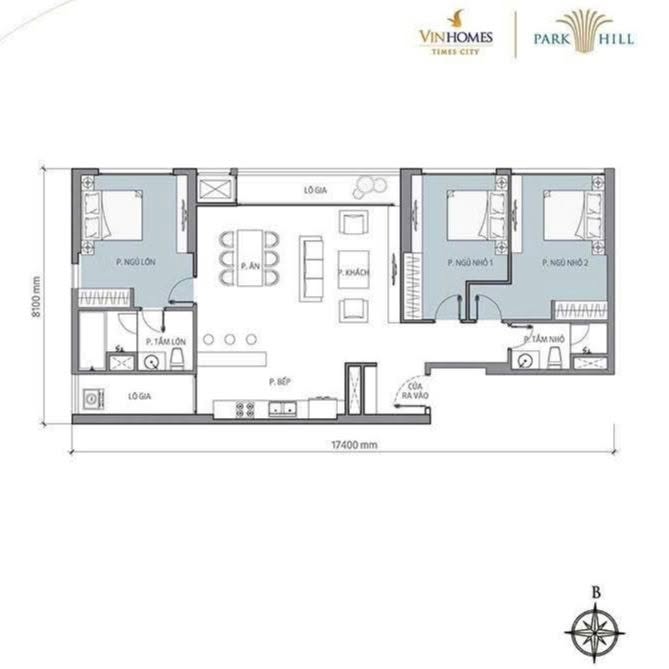 Căn hộ Park Hill 128m² giá 17 tỷ - Căn góc tầng trung đẹp mắt!