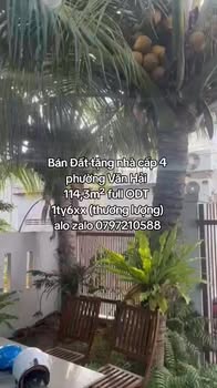 Đất tặng nhà cấp 4 tại phường Văn Hải, Phan Rang - Tháp Chàm, 114m² giá 1.6 tỷ - Thương lượng ngay!